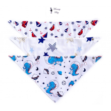 Набор Слюнявчиков 3 шт. 0-6 мес для мальчика