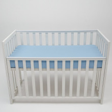 Простынь на резинке в детскую кроватку Sonto Sleepset, Голубая