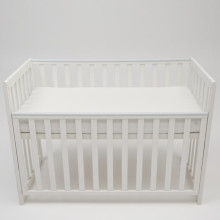 Простынь на резинке в детскую кроватку Sonto Sleepset, Молочная