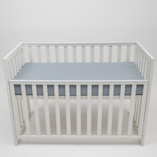 Простынь на резинке в детскую кроватку Sonto Sleepset, Серая