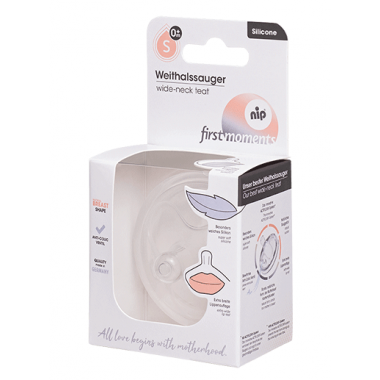 Соска для бутылочки Nip “Первые моменты” поток S медленний 1 шт/уп