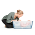 Ванночка складная Stokke Flexi Bath, прозрачная с синим