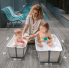 Ванночка складная Stokke Flexi Bath, прозрачная с синим