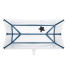 Ванночка складная Stokke Flexi Bath XL, прозрачная с синим