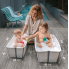 Ванночка складная Stokke Flexi Bath XL, прозрачная с синим