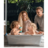 Ванночка складная Stokke Flexi Bath XL, прозрачная с синим
