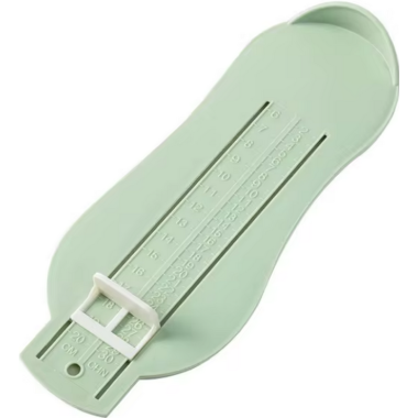 Измеритель размера стопы, линейка-стопомер, мятный