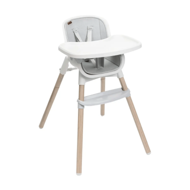 Стульчик для кормления 3 в 1 Chicco Polly Zest, светло-серый