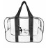 Набор 4+1 прозрачная сумка в роддом Mommy Bag S, M, L, XL + подарок - органайзер)  Черный