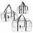 Набор из 3 прозрачных сумок в роддом Mommy Bag (S, L, XL) Черный