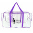 Набор 4+1 прозрачная сумка в роддом Mommy Bag S, M, L, XL + подарок - органайзер)  Фиолетовый
