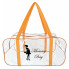 Набор из прозрачных сумок в роддом Mommy Bag (S, M, L) Оранжевый