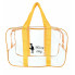 Набор 4+1 прозрачная сумка в роддом Mommy Bag (S, M, L, XL + подарок - органайзер) Желтый