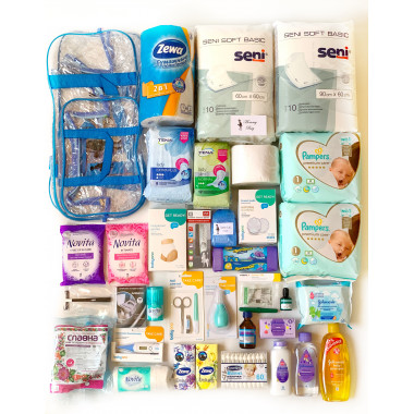 Сумка в роддом Johnson's Baby Макси для мальчика (38 единиц) (bag07)