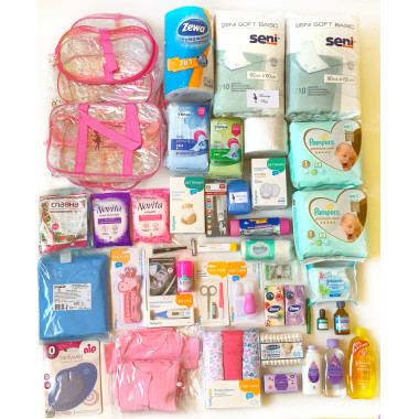 Сумка в роддом Johnson's Baby Премиум для девочки (48 единиц)