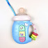 Игрушка музыкальная бутылочка-телефон 5в1 Голубая