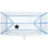 Ванночка складная Stokke Flexi Bath, прозрачная с голубым